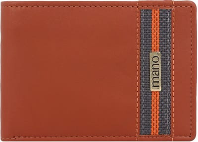 mano Don Leonardo Portemonnee RFID Leer 12 cm - Jongens - Horizontaal - cognac