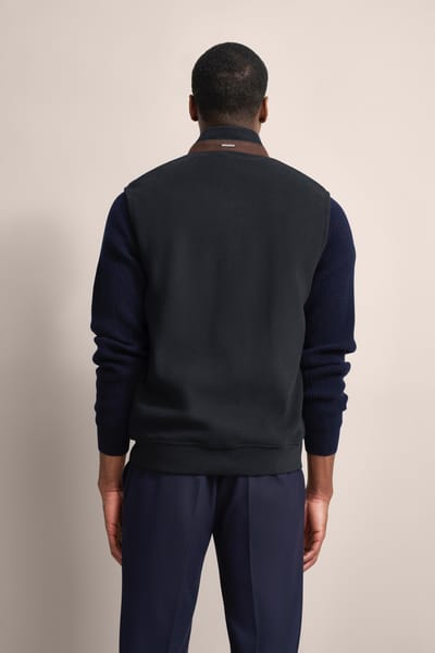 Bugatti Herren Vest met comfortabele pasvorm