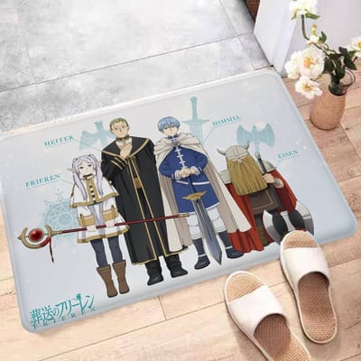 Anime Frieren Entree Deurmat Scandinavische Stijl Slaapkamer Woonkamer Deurmat Huis Balkon Antislip Modern Huisdecor 50x80 cm