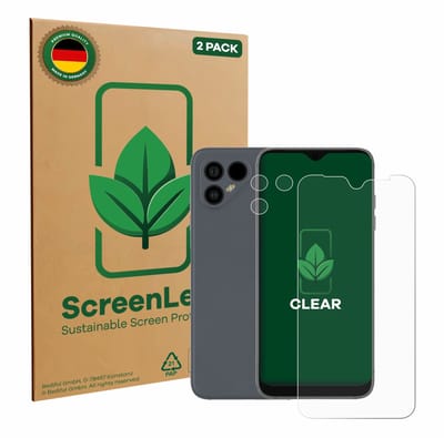 2 Stuks Screenprotector voor Fairphone 4 (Voor+Camera) - Hoogwaardige Beschermfolie transparant