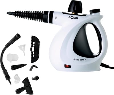 Handstoomreiniger - Stoomreiniger - Grondig Reinigen - 1050W Vermogen - 350 ml Reservoir - Wit