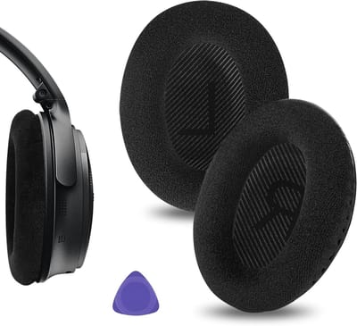 Comfortabele Velours Oorkussens voor Bose Hoofdtelefoons - Geschikt voor QCSE, QC45, QC35 II, QC15, QC25 en meer - Verbeter Geluidskwaliteit en Draagcomfort