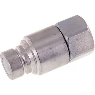 Stalen DN 12.5 Vlakdichtende Koppeling Insteeknippel G 3/4 inch Binnendraad ISO 16028 CEJN D 24.5mm