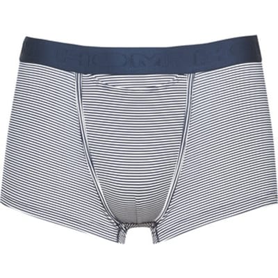 HOM - Simon Boxer Briefs HO1 (1-pack) - Heren Boxer met horizontale gulp - Navy/Wit gestreept - Maat S