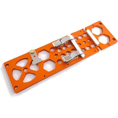 Butée d'angle pour menuiserie 340 mm Plaque de guidage à angle droit à 90 degrés Scies circulaires électriques orange