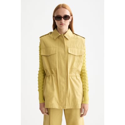 Scotch & Soda Utility Gilet Golden Green Taglia: XS | Gilet Outlet | Donna | Verde