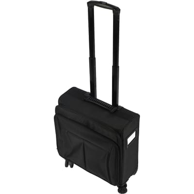 Professionele Rollende Make-up Treinkoffer Grote Capaciteit Reis Cosmetica Organizer Koffer Draagbaar black