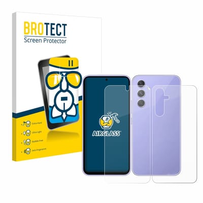 Screenprotector voor Samsung Galaxy A54 5G (Voor+Achter) Beschermglas transparant