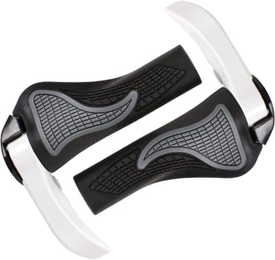 Ergonomische Fietsstuurgrepen 22,2 mm met Hoorns en Lock-On Systeem