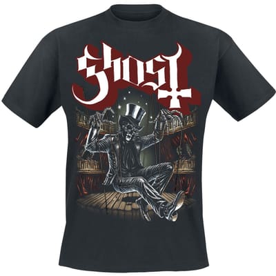 Ghost T-shirt - Pull The Strings - L tot 4XL - voor Mannen - zwart