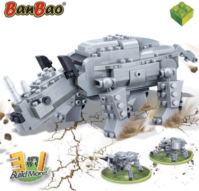 BanBao Prehistorische Neushoorn 6851