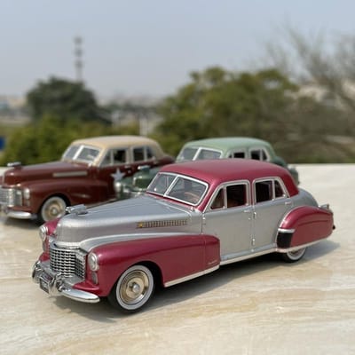 1/43 Legering Klassiek Oud Auto Model Diecasts Metalen Voertuigen Retro Vintage Auto Model Collectie Hoge Simulatie Kinderspeelgoed Cadeaus gray