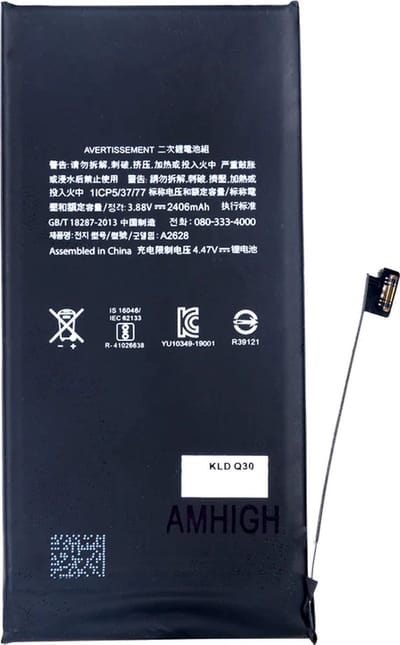 iPhone 13 Mini Batterij TI-Chip – Premium – Zwart
