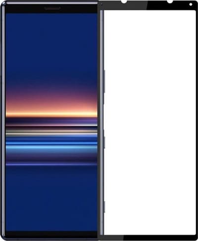 Shop4 - Sony Xperia 1 III Glazen Screenprotector - Edge-To-Edge Gehard Glas Transparant