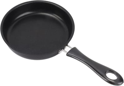 Roestvrijstalen Koekenpan - Omeletpan - Snel Koken - Antiaanbaklaag - 14CM - Zilver
