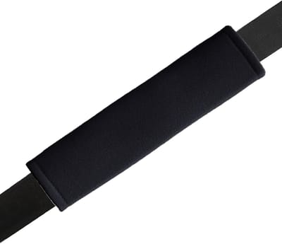 Gordel Beschermers - Schouderkussens - Comfortabel Rijden - Ademend Materiaal - 24x6cm - Zwart