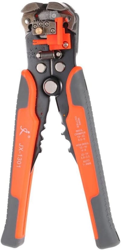 Kabel Stripper - Automatisch Gereedschap - Draden Strippen - Verstelbare Krimper - 10-24 AWG - Oranje