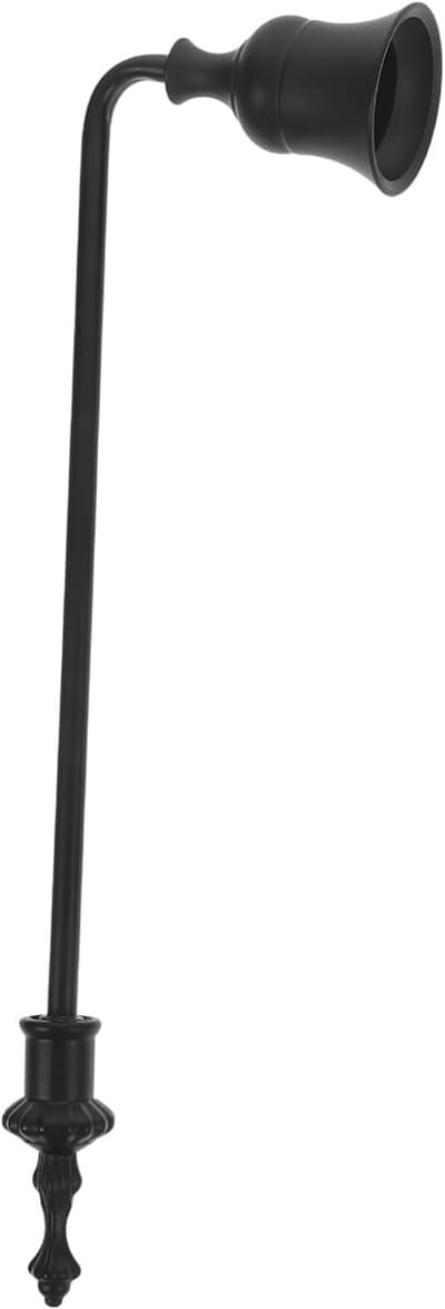 Kaars Accessoire - Vlamdover Blusser - Veilig Kaarsen Doven - Lange Handgreep - 23cm Lengte - Zwart