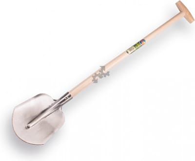 Kinderbats / kinderschop Atlas met steel 75cm - logo MeermanJRbv