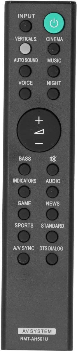 Allecto - Soundbar Afstandsbediening - Vervangingsremote voor Sony - Universeel - Compatibel met verschillende modellen - Gebruiksvriendelijk - Ges...