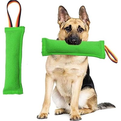Hondenbijt Trek Speelgoed Huisdier Training Bijtstok met Sterk Handvat voor Apporteren & Puppy K9 Training Trek Speelgoed voor Middelgrote Grote Honden