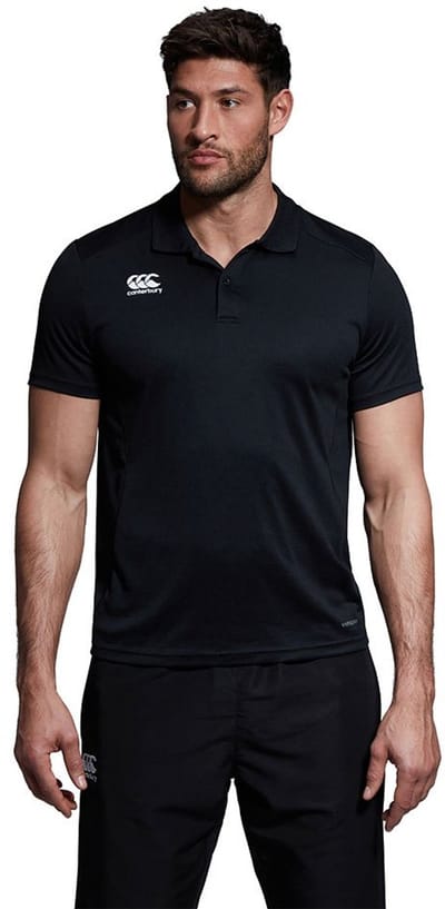 Club Dry Polo Senior Black - 2XL