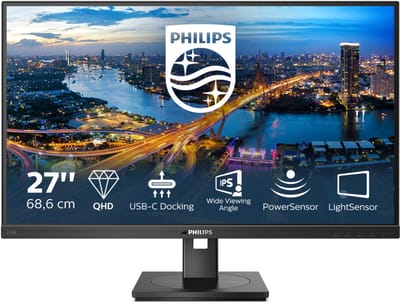 27" Philips B Lijn 276B1 - 2560x1440 - 75Hz - IPS - USB-C - Luidsprekers