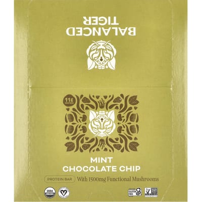 Eiwitreep, Munt Chocolade Chip, 12 Repen, 44G (1.55Oz) Elk