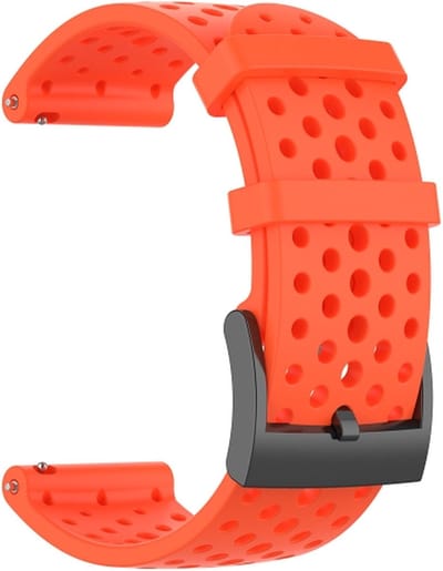 Siliconen bandje - geschikt voor Suunto 9 / 9 Baro - oranje