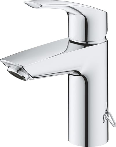 GROHE Eurosmart waterbesparende wastafelkraan - S-Size - Met Ketting Waste - Chroom