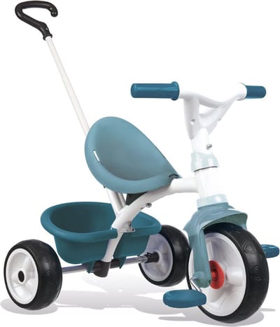 Thuys – Driewieler Met Duwstang – Kinderfiets – Loopfiets – Balance Bike – 68 x 52 x 52cm – Blauw