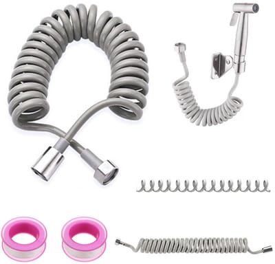 Dailygoods- Doucheslang - Douchekop met slang - Doucheset - Douchekop hoge druk - Douchestang uitschuifbaar - Geschikt voor douche en bad