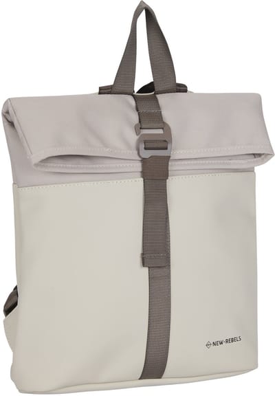 New Rebels Backham Los Angeles Beige 7L Rolltop Rugtas Waterafstotend