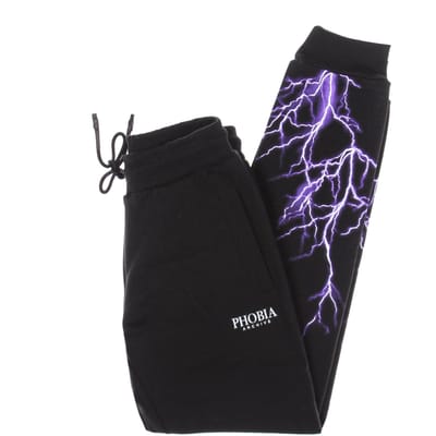 Paarse Lightning-broek Lichtgewicht trainingsbroek voor heren