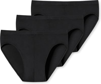 Uncover by Schiesser 3PACK Supermini Heren Onderbroek - zwart