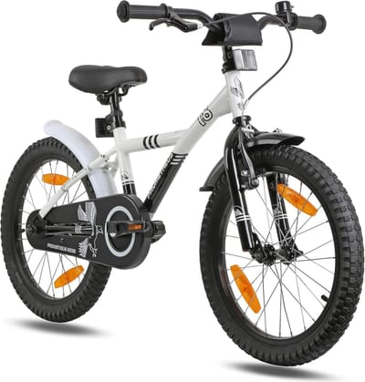 Kinderfiets 18 inch Jongens en Meisjes Vanaf 6 Jaar met Terugtraprem en Standaard