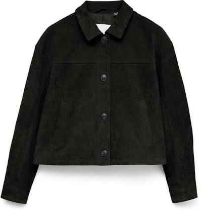VERO MODA - VMROYCESTINE SHORT SUEDE JACKET - Dames - Gewatteerde jassen