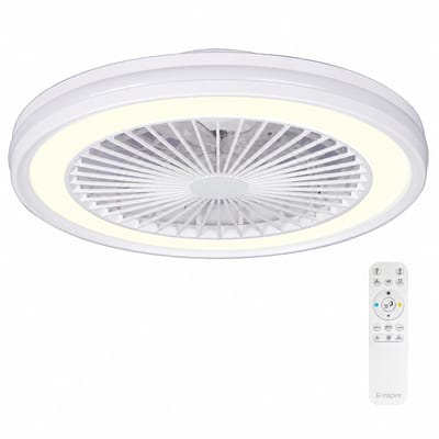 Epochglo Plafondventilator met Verlichting en Afstandsbediening - Ø47cm - RGB - 40W LED Dimbare 2700-6500K - Fluisterstil - 6 Snelheden - Timer - Modern Plafondlamp met ventilator voor Slaapkamer, Woonkamer en Kinderkamer