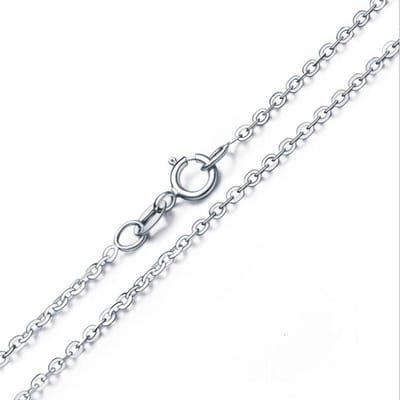 Colliers en Argent Sterling 925 Collier Pendentif Double Cercle Strass Bijoux Collier Colar De Plata white