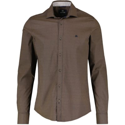 Lerros Overhemd Overhemd Met Print 23n1343 485 Mannen Maat - L