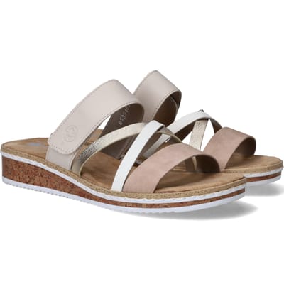 Rieker Slippers F beige - Maat 37