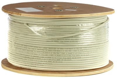 DANICOM CAT6A SFTP 500 meter kabel op rol stug - LSZH (B2ca) - Trekdoos - Internetkabel - Netwerkkabel - UTP kabel