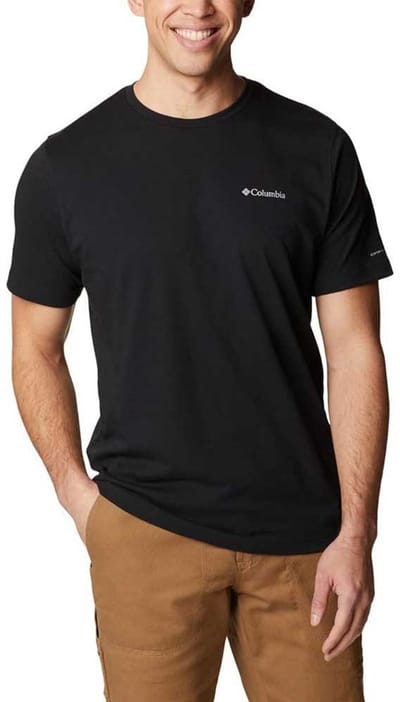 Columbia Thistletown Hills™ T-shirt Met Korte Mouwen Zwart 2XL Man