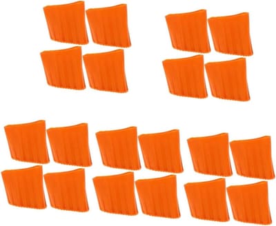 Ladder Voetbeschermers - Ladderkussens Siliconen - Vloer Beschermen - Antislip Ontwerp - 20 Stuks - Oranje