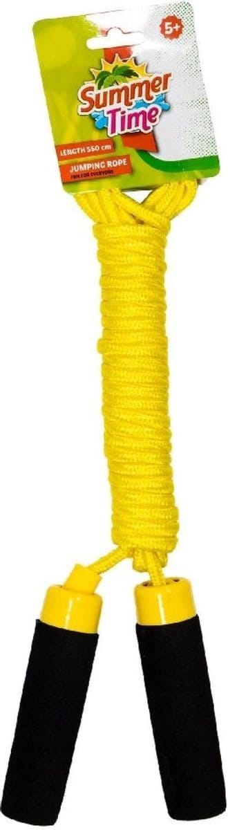 Springtouw 550 cm Geel