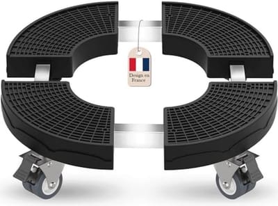 Weerbestendige plantenroller voor buiten met 360° draaibare wielen - Ø 38-50 cm, tot 200 kg