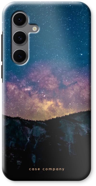 Case Company® - Hoesje geschikt voor Samsung Galaxy S24 FE hoesje - Travel to space - Tough Case - Maximale Bescherming alle Kanten en Schermrand