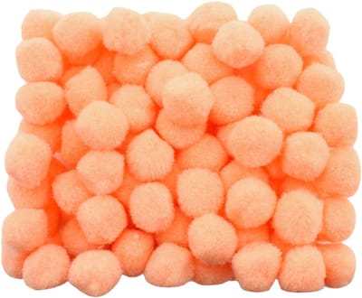 Dailygoods- Pompons Set van 100 stuks - Tafeldecoratie - Verjaardagsdecoratie - Knutselen - Polyester - Ø 3 cm - Decoratieballen