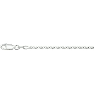 YO&NO - Ketting - Zilver - Gourmet - 2.0mm - 38cm - Sieraden Vrouw - Heren - Gerhodineerd - Zilver 925