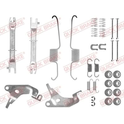 Toebehorenset, remschoenen QUICK BRAKE 105-0003S